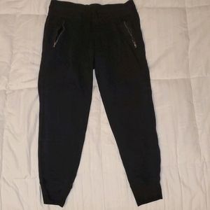 black joggers